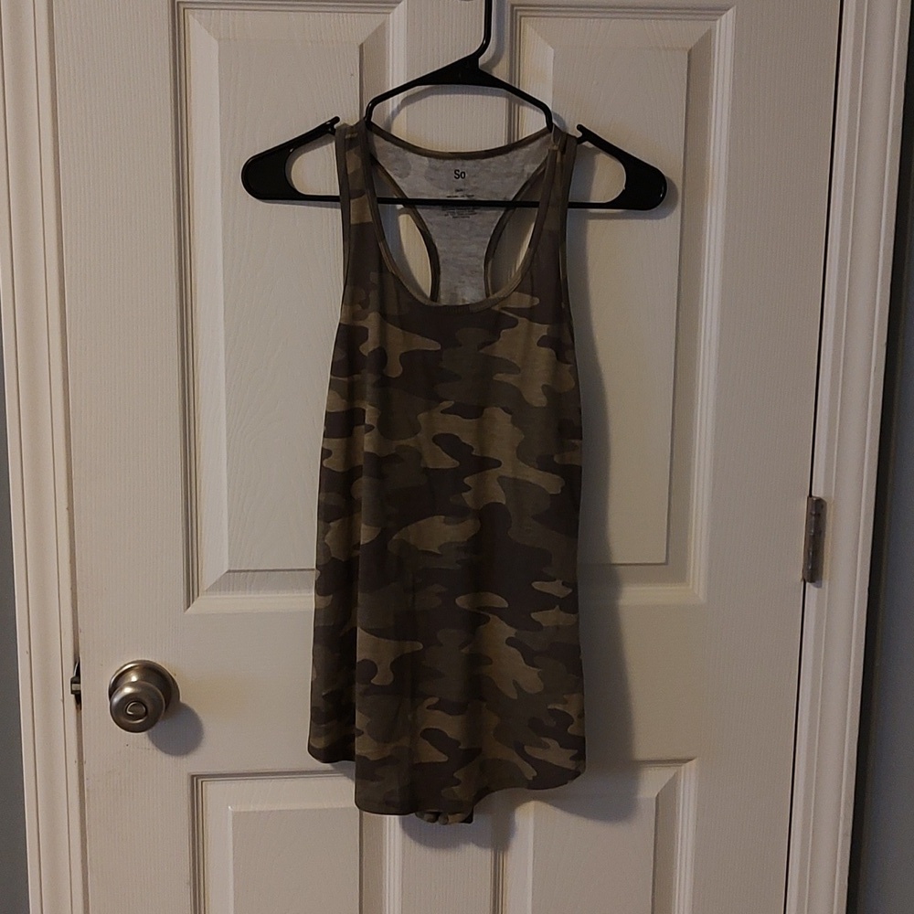 Women's SO Camo Razorback Tank